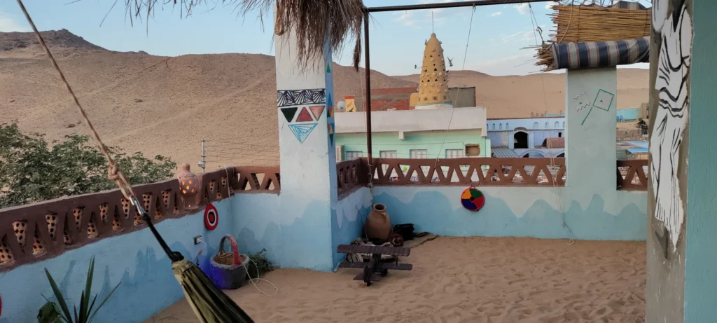 View from the roof of the Nubian-Kingdom Guesthouse